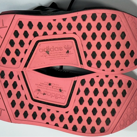 Adidas Women's Black and Pink NMD Sneakers - Picture 5 of 7